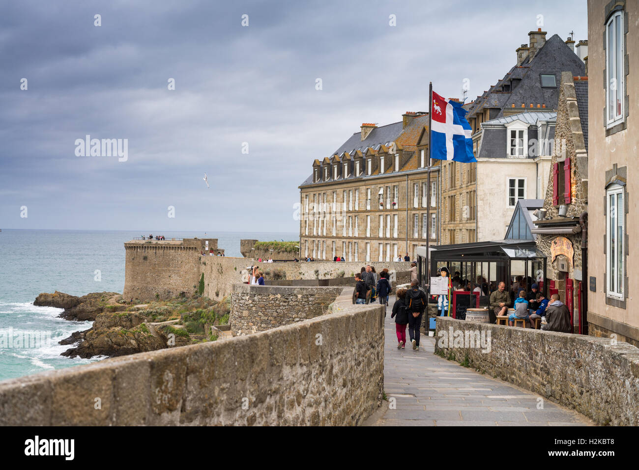 Saint Malo, in Bretagna, Francia, Unione Europea, Europa Foto Stock