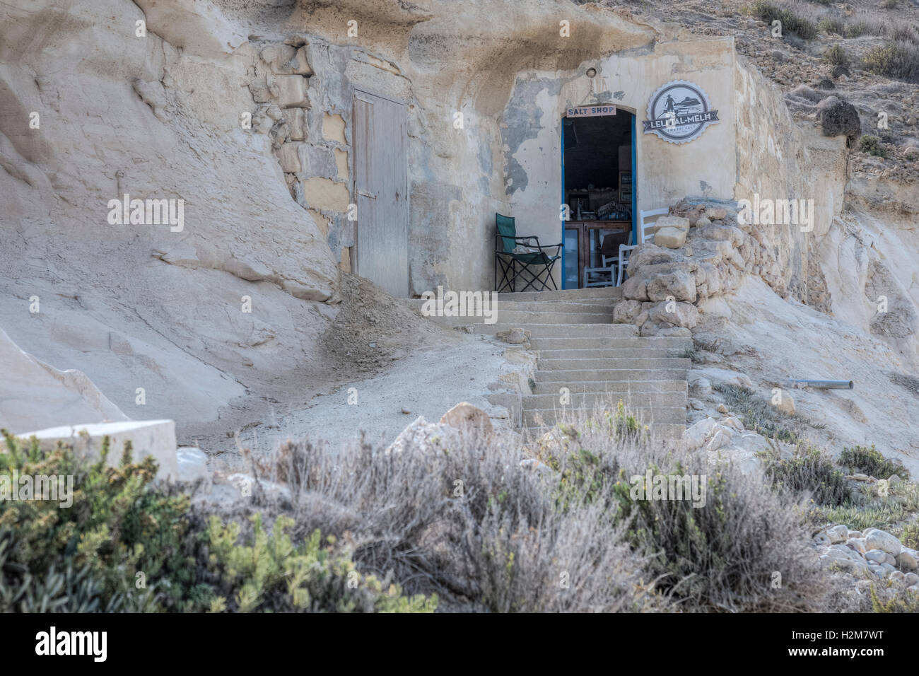 Xwejni Bay, Zebbug, Marsalforn, Gozo, Malta Foto Stock