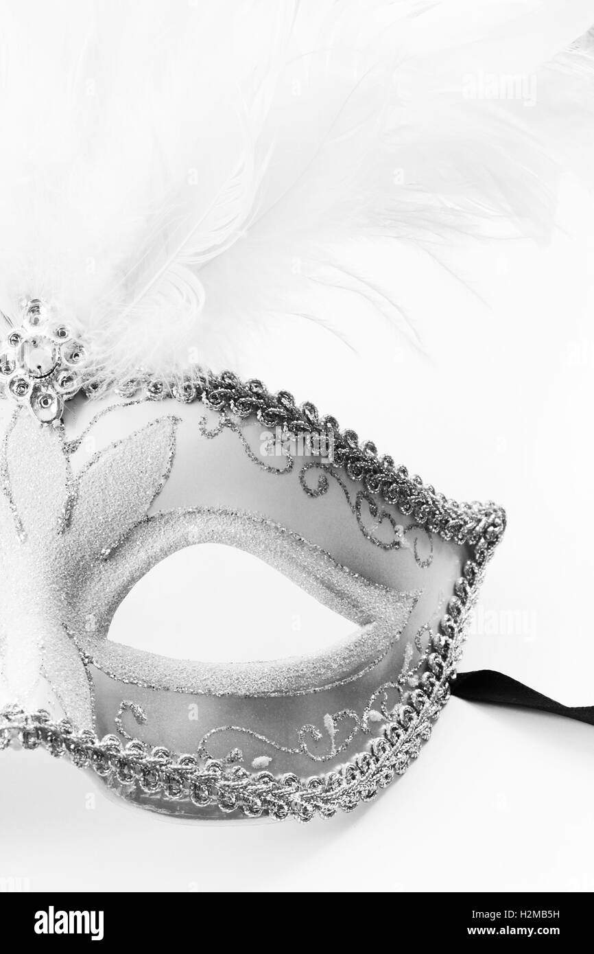 Masquerade Mask isolato vicino la foto Foto Stock