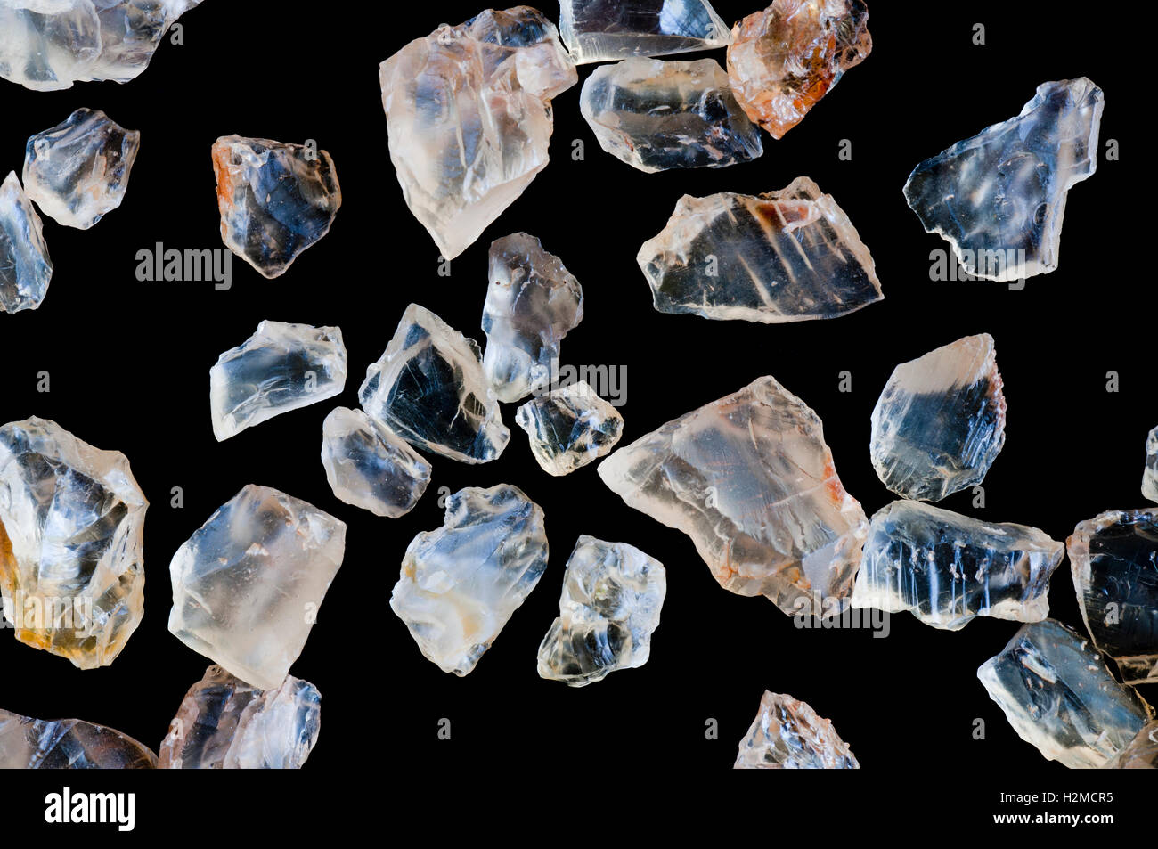 Oregon sunstones (Gazzetta Oregon gemma di stato). Foto Stock