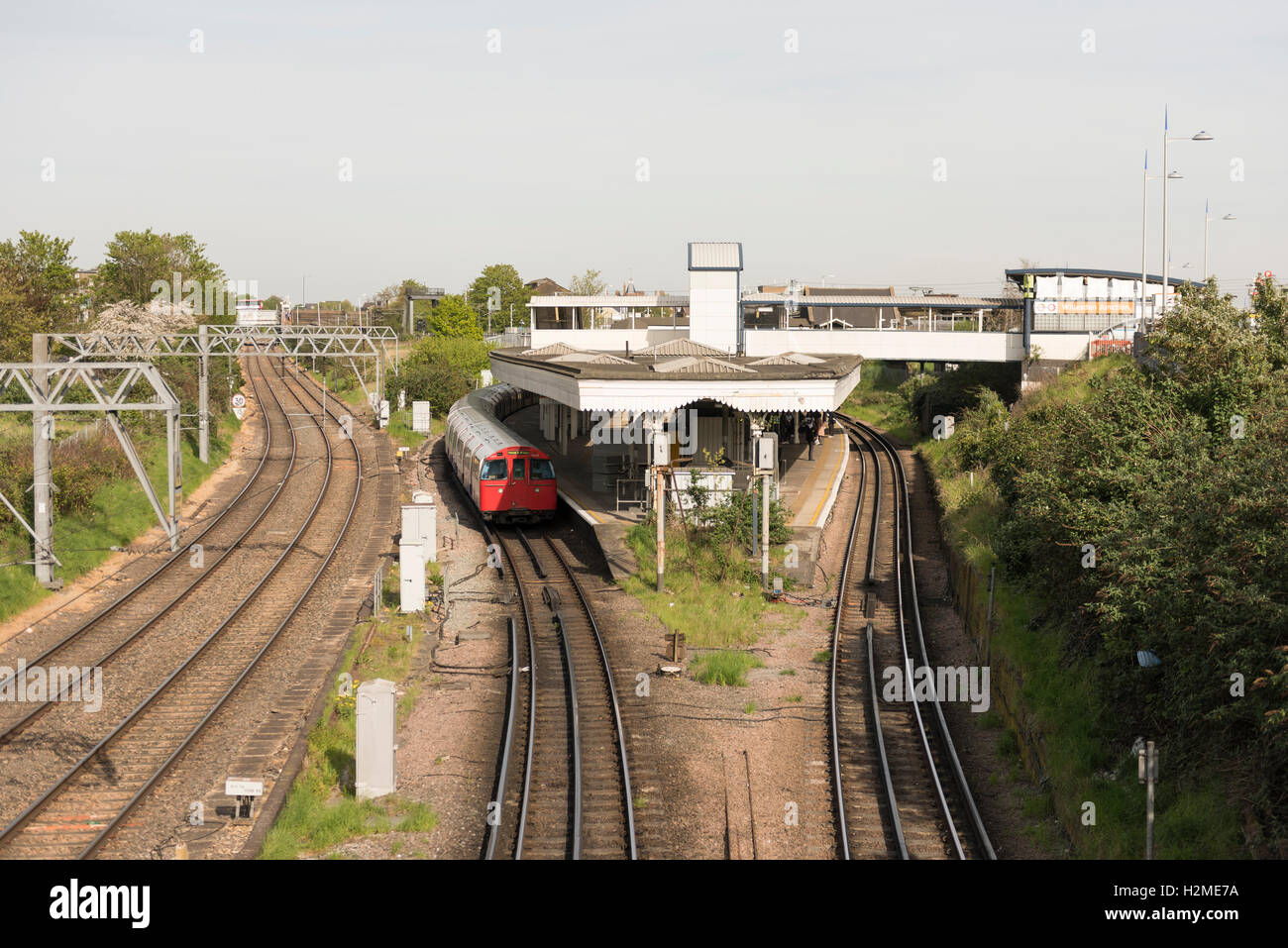 Willesden la stazione di giunzione, Londra, Inghilterra Foto Stock