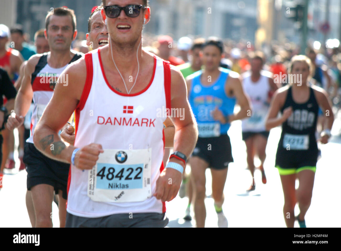 Impressionen - Berlin-Marathon, 25. Settembre 2016, Berlino . Foto Stock