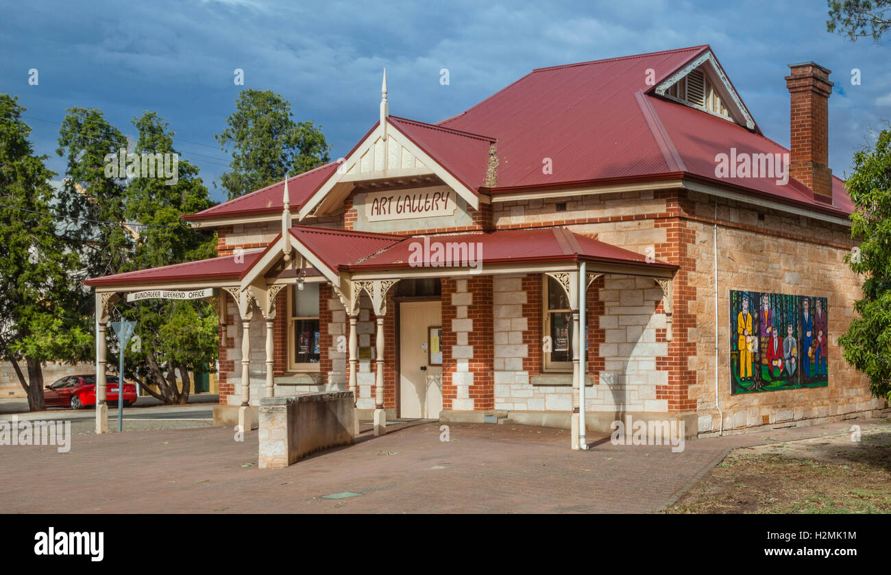 Galleria d'arte di Jamestown, Southern Flinders Ranges, Sud Australia Foto Stock