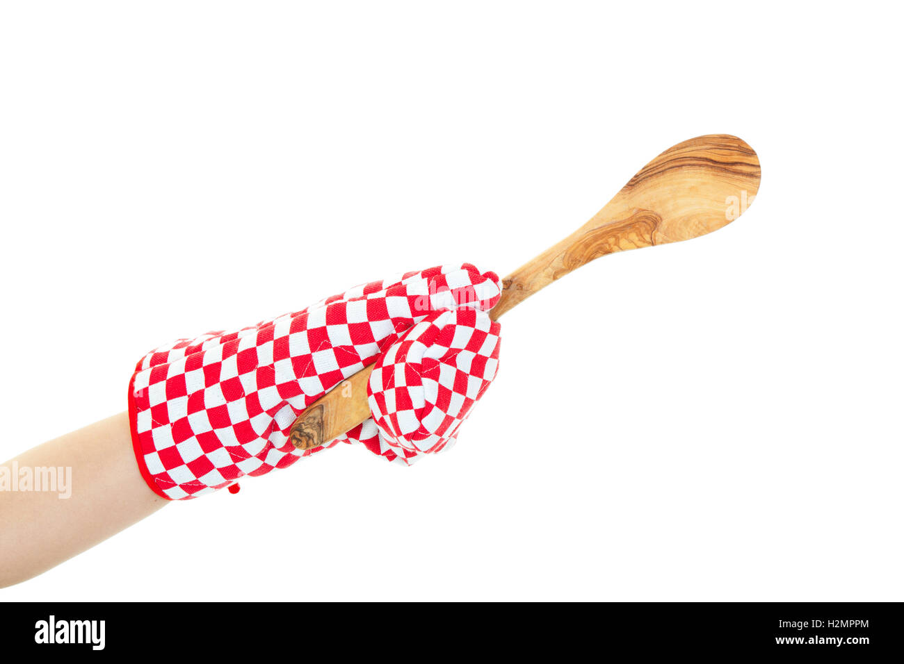 Presina del braccio con il cucchiaio Foto Stock