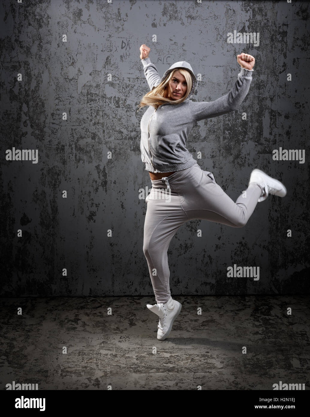 Urban Hip hop dancer Foto Stock