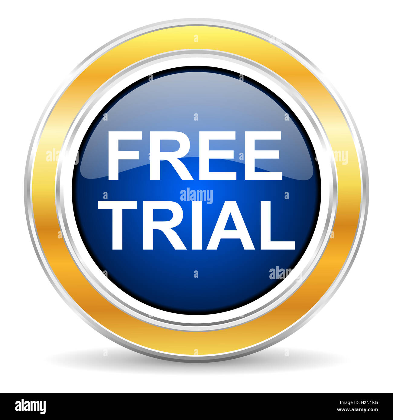 Free trial icona Foto Stock