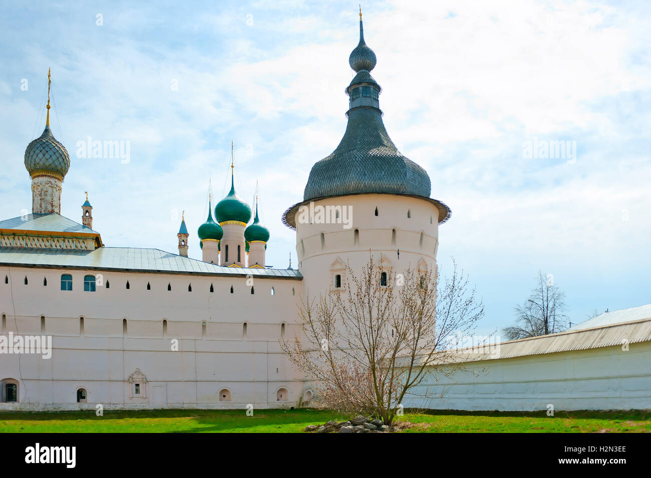 La Russia, il Cremlino, vecchio, Rostov, storia, Duomo, chiesa, architettura Foto Stock