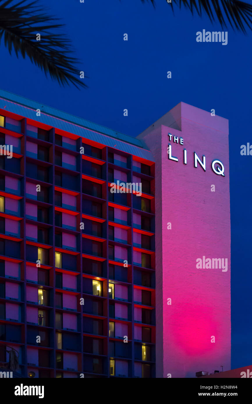 Las Vegas, Nevada - Il Linq Hotel e Casino. Foto Stock