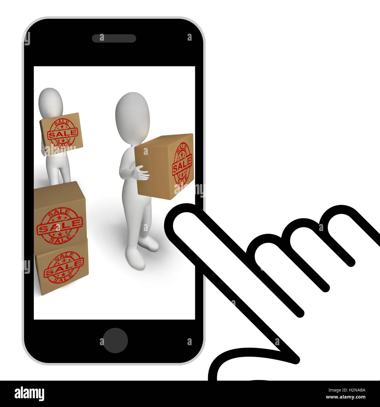 Vendita cassette con prezzo ridotto e su speciali Foto Stock