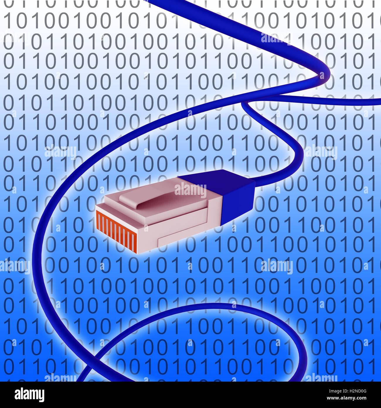 Rete digitale che mostra World Wide Web e sito Web Foto Stock