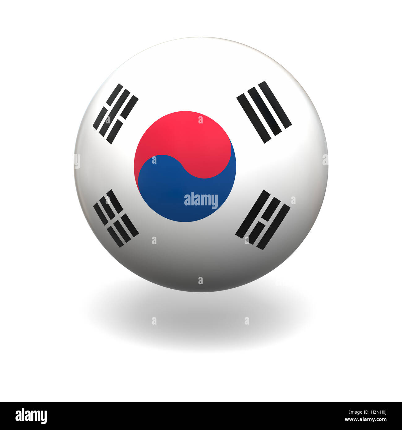 Corea del Sud bandiera Foto Stock