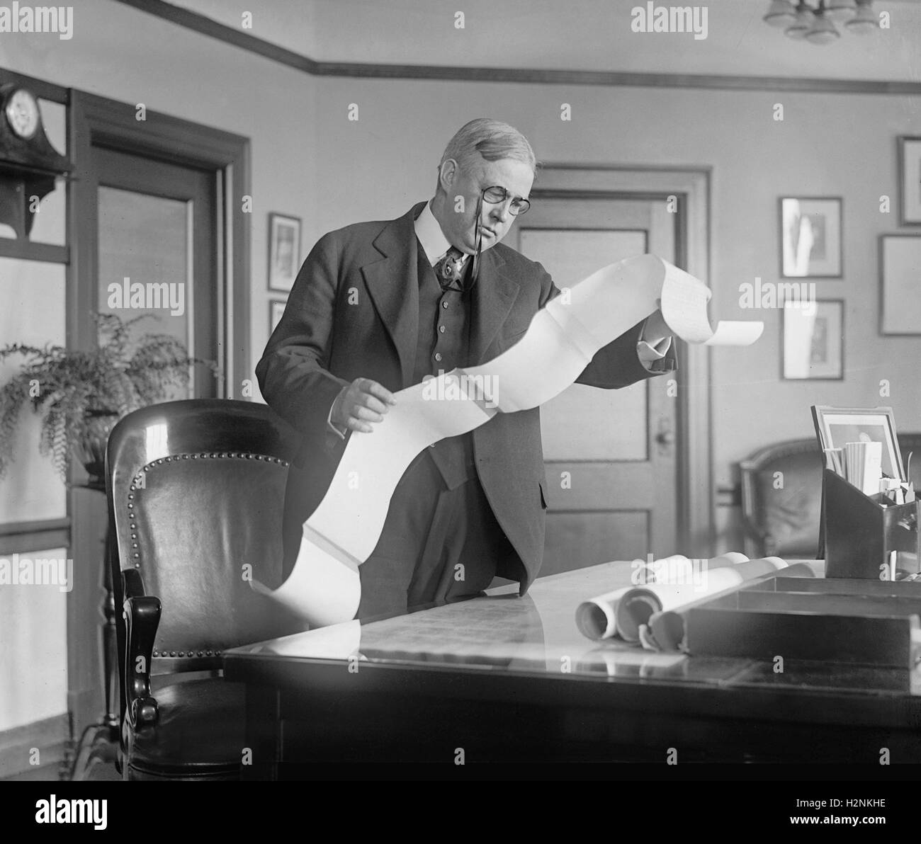Charles R. Forbes, Direttore del veterano di presidenza nominati dagli Stati Uniti Presidente Warren G. Harding, Washington DC, Stati Uniti d'America, nazionale foto Azienda, Marzo 1922 Foto Stock