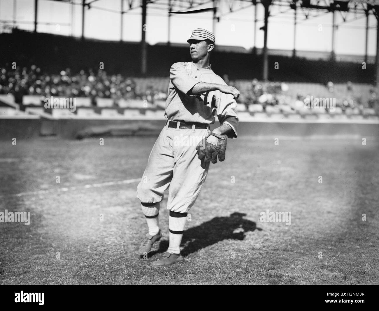 Frank "Home Run Baker, Major League Baseball Player, Philadelphia atletica, Ritratto, Bain News Service, 1913 Foto Stock