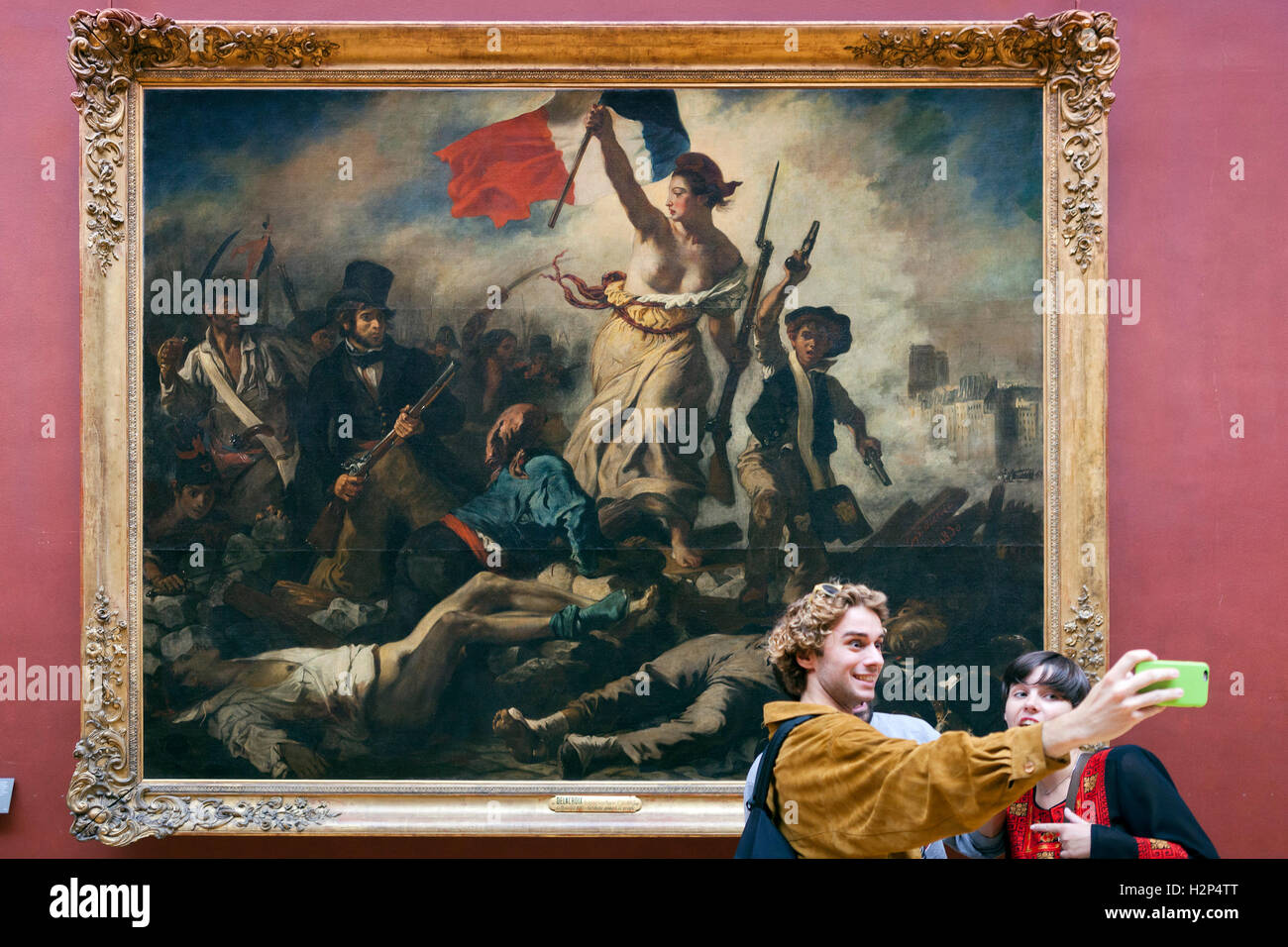 La Libertà Che Guida Il Popolo Louvre La libertà guida il popolo nel 1830 immagini e fotografie stock ad alta