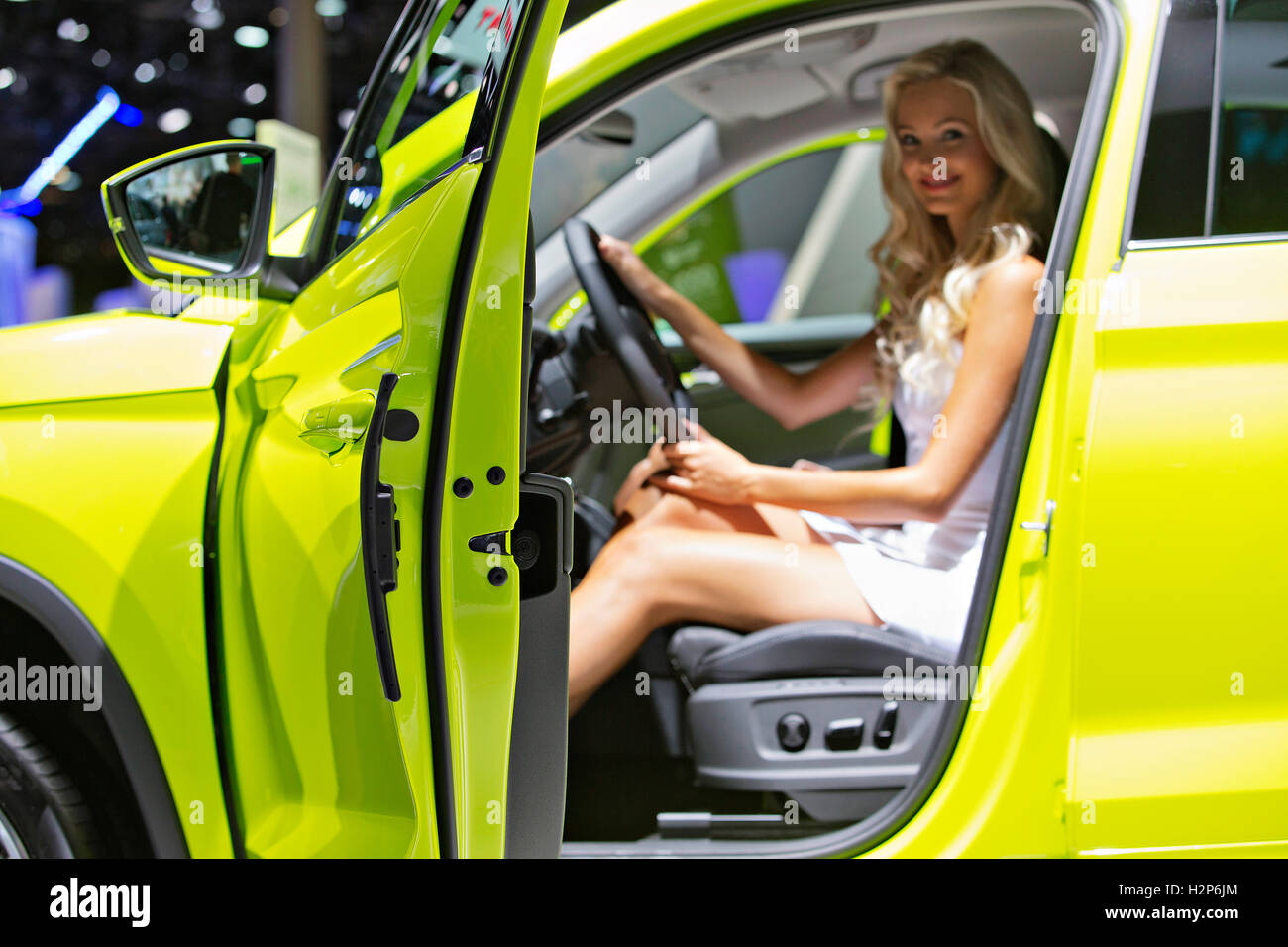 Skoda Kodiaq, SUV, dettaglio Foto Stock