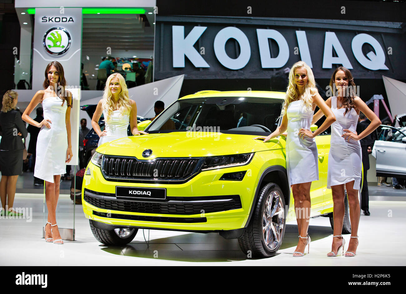 Skoda Kodiaq, SUV, dettaglio Foto Stock