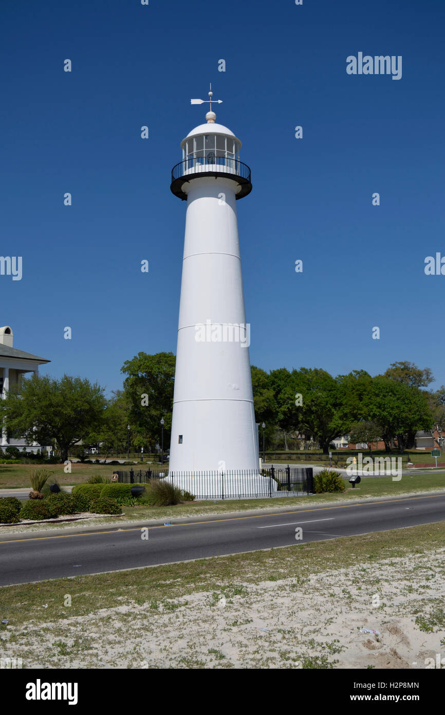 Biloxi Lighthouse Foto Stock