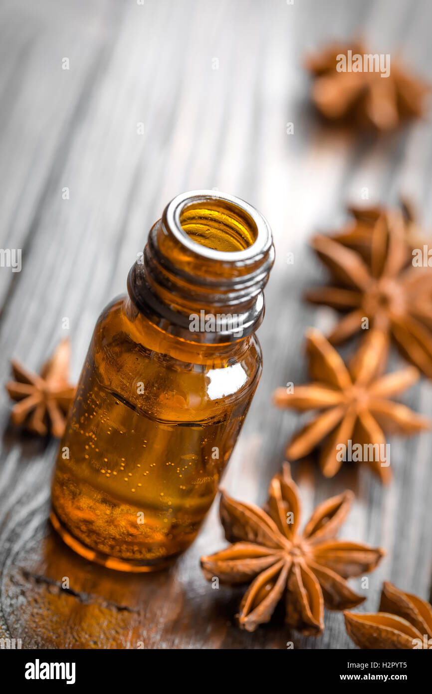 Olio di anice Foto Stock