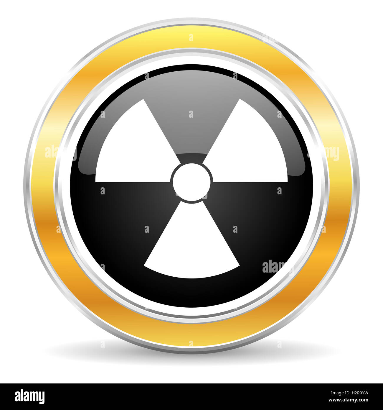 icona di radiazione Foto Stock
