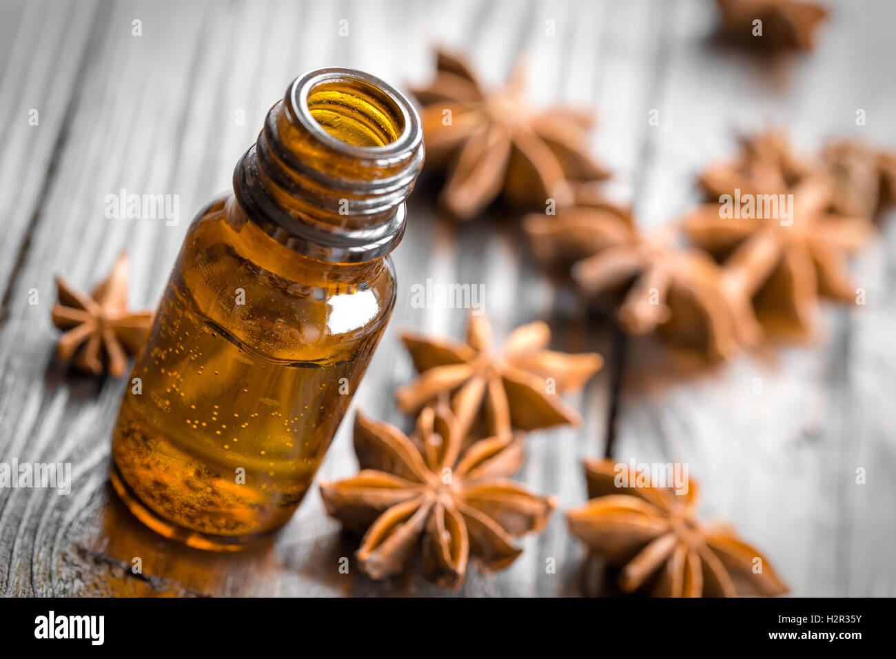 Olio di anice Foto Stock