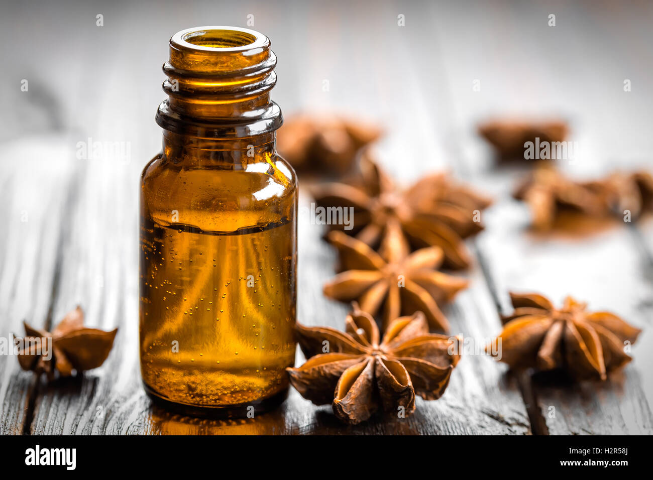 Olio di anice Foto Stock