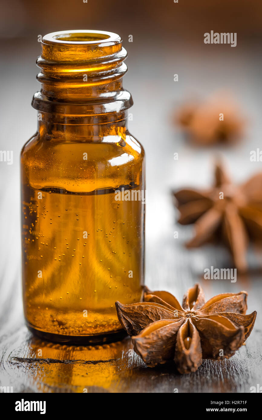 Olio di anice Foto Stock