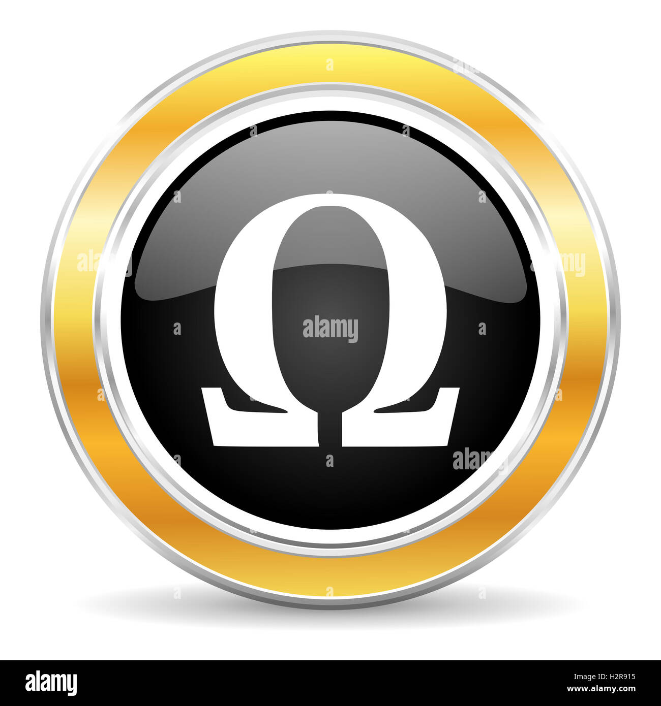 icona di Omega Foto Stock