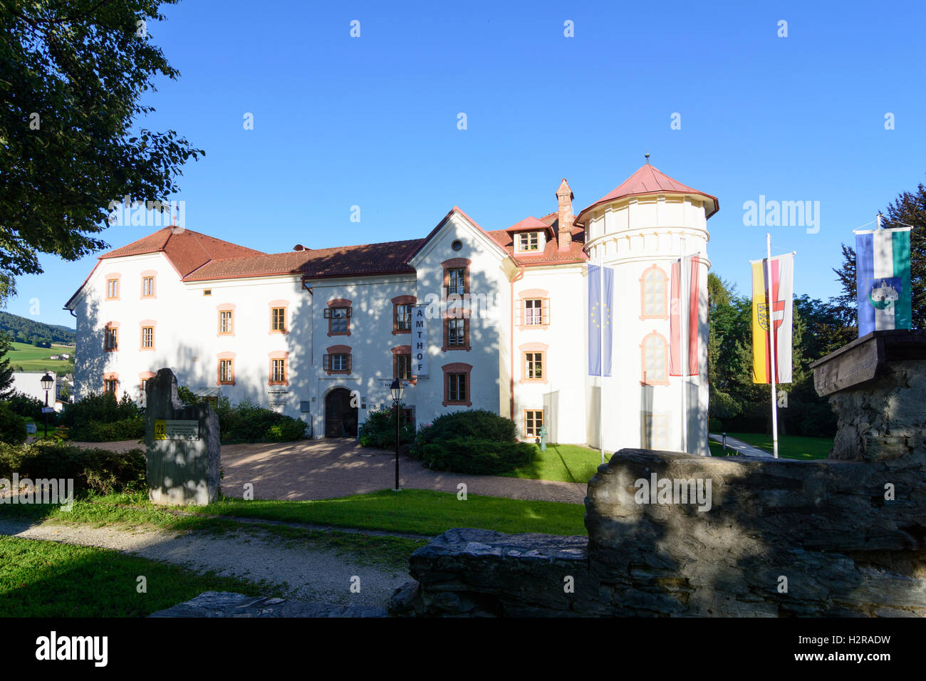 Feldkirchen in Kärnten: Centro culturale Bamberger Amthof, , Kärnten, Carinzia, Austria Foto Stock