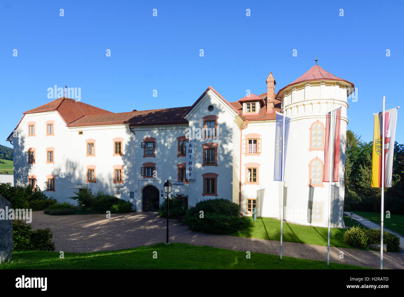 Feldkirchen in Kärnten: Centro culturale Bamberger Amthof, , Kärnten, Carinzia, Austria Foto Stock