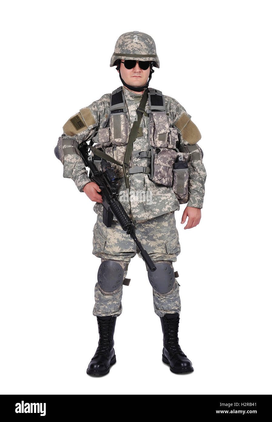 Soldato americano Foto Stock