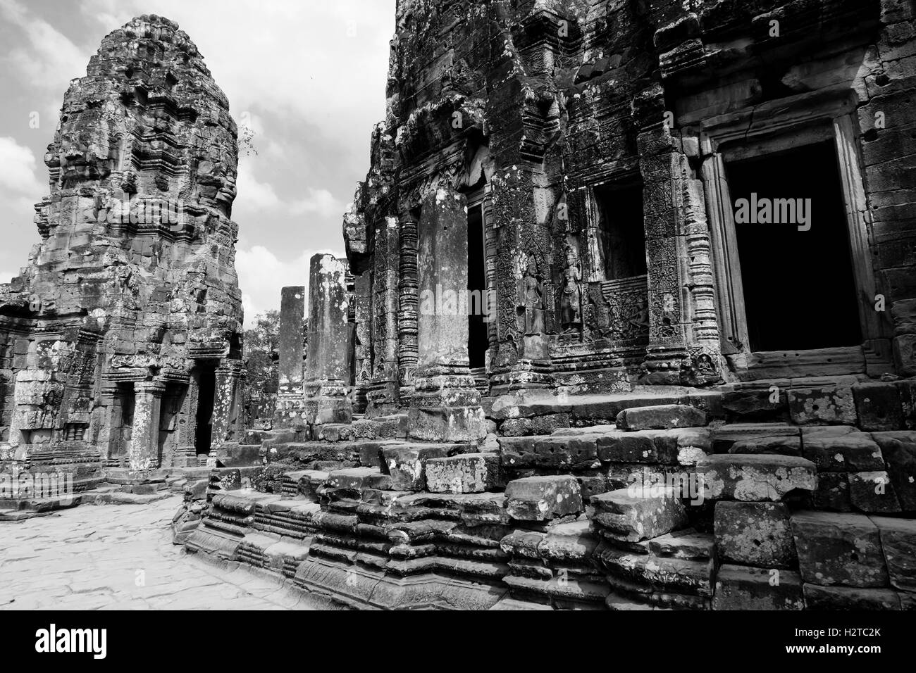 Angkor Wat, Patrimonio Mondiale dell Unesco, Siem Reap Cambogia Foto Stock