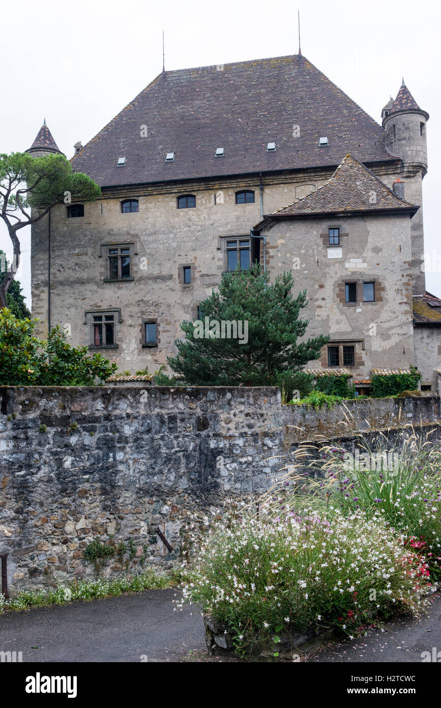 Yvoire, Alta Savoia, Francia Foto Stock
