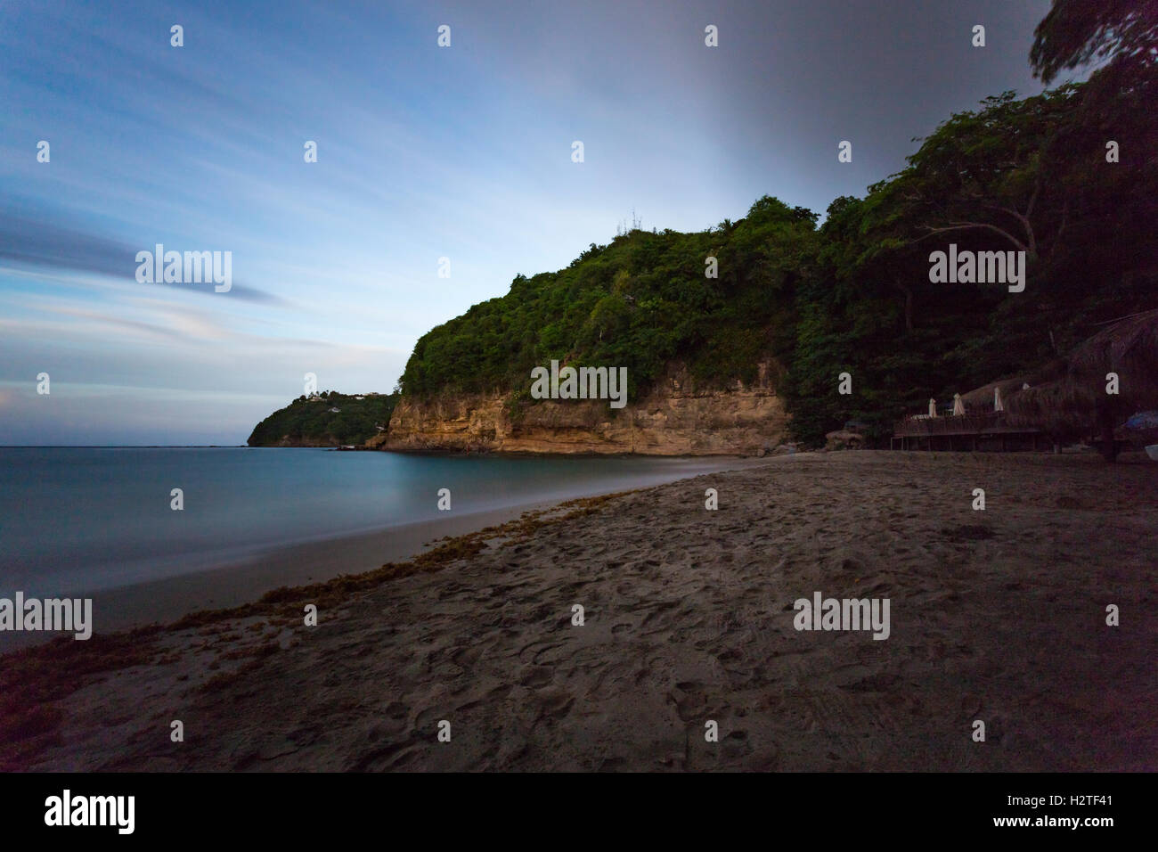 Smuggler's Cove Beach, Cap Maison Resort & Spa, Saint Lucia Foto Stock