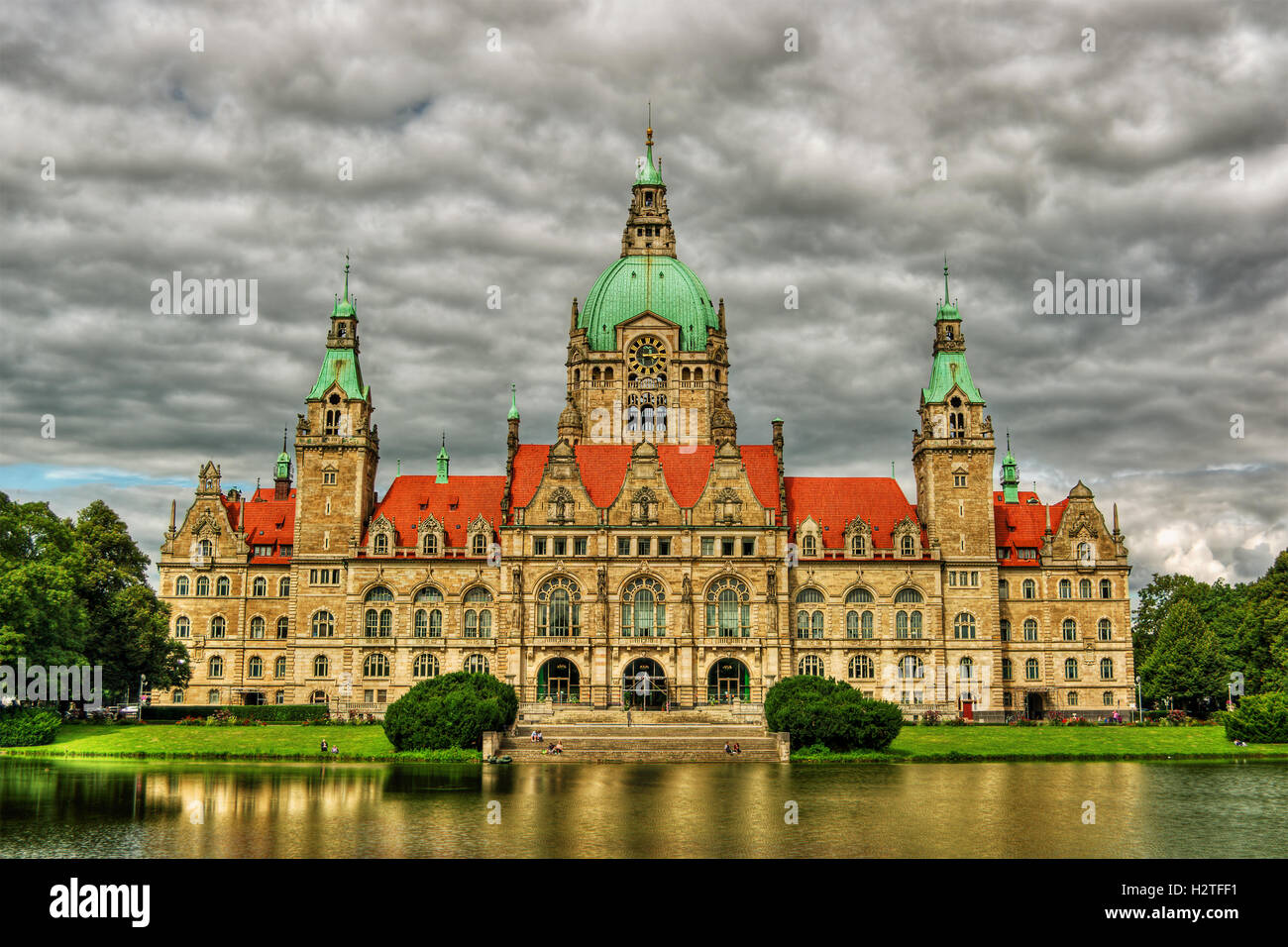 Agosto 2016, Municipio di Hannover (Germania), HDR-tecnica Foto Stock