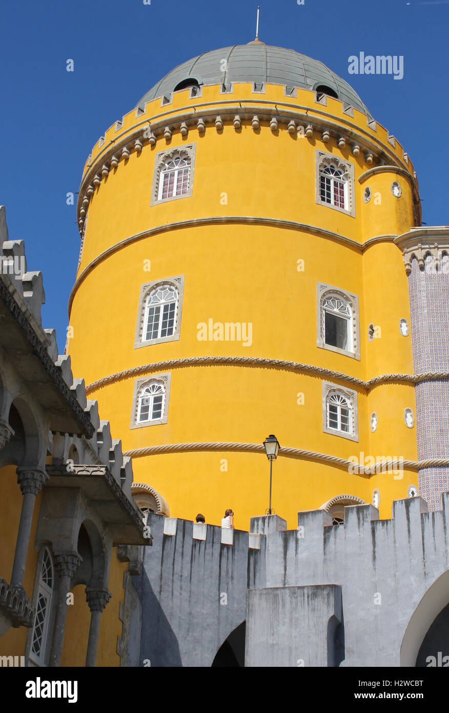 Palácio da Pena, Sintra, Portogallo Foto Stock