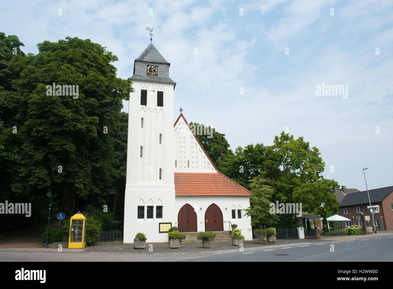 Nella Friedenskirche Anholt Foto Stock