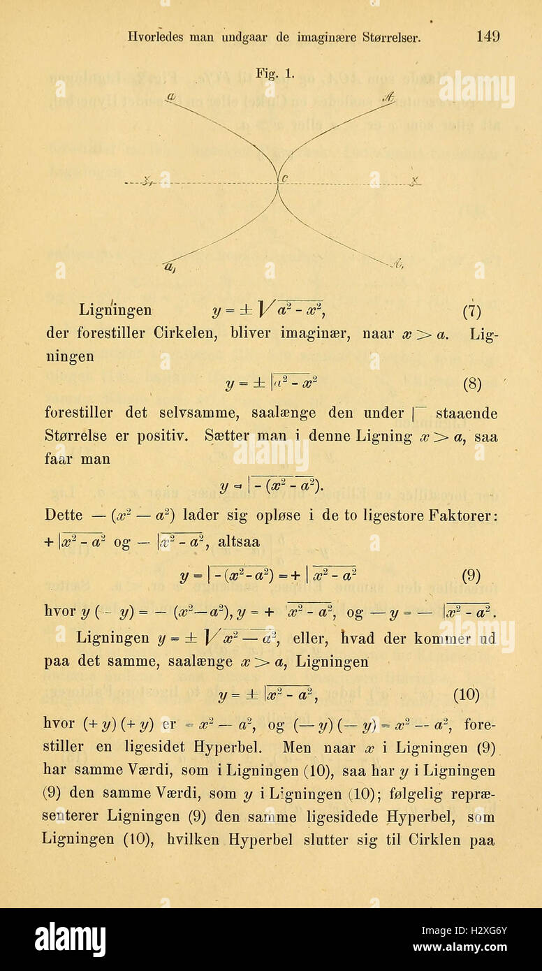 Archiv per mathematik og naturvidenskab (pagina 149) BHL298 Foto Stock