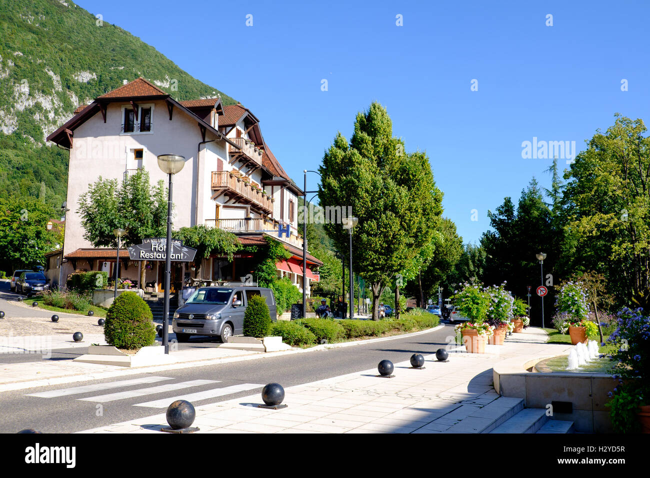 Veyrier du Lac, Haute-Savoie reparto, regione Rhone-Alpes, Francia Foto Stock