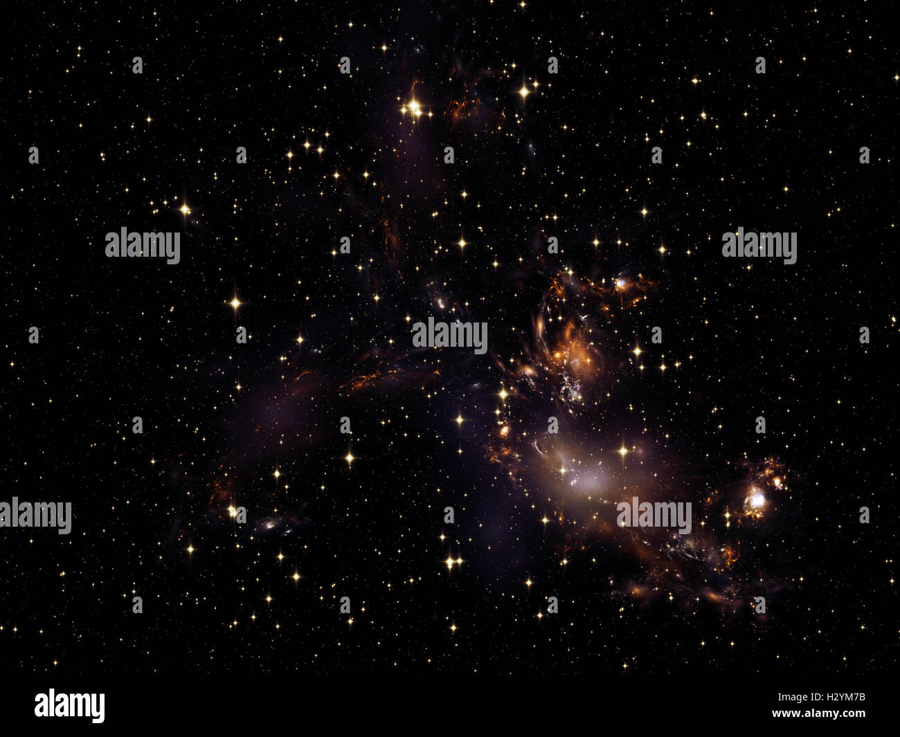 Nebulosa virtuale Foto Stock