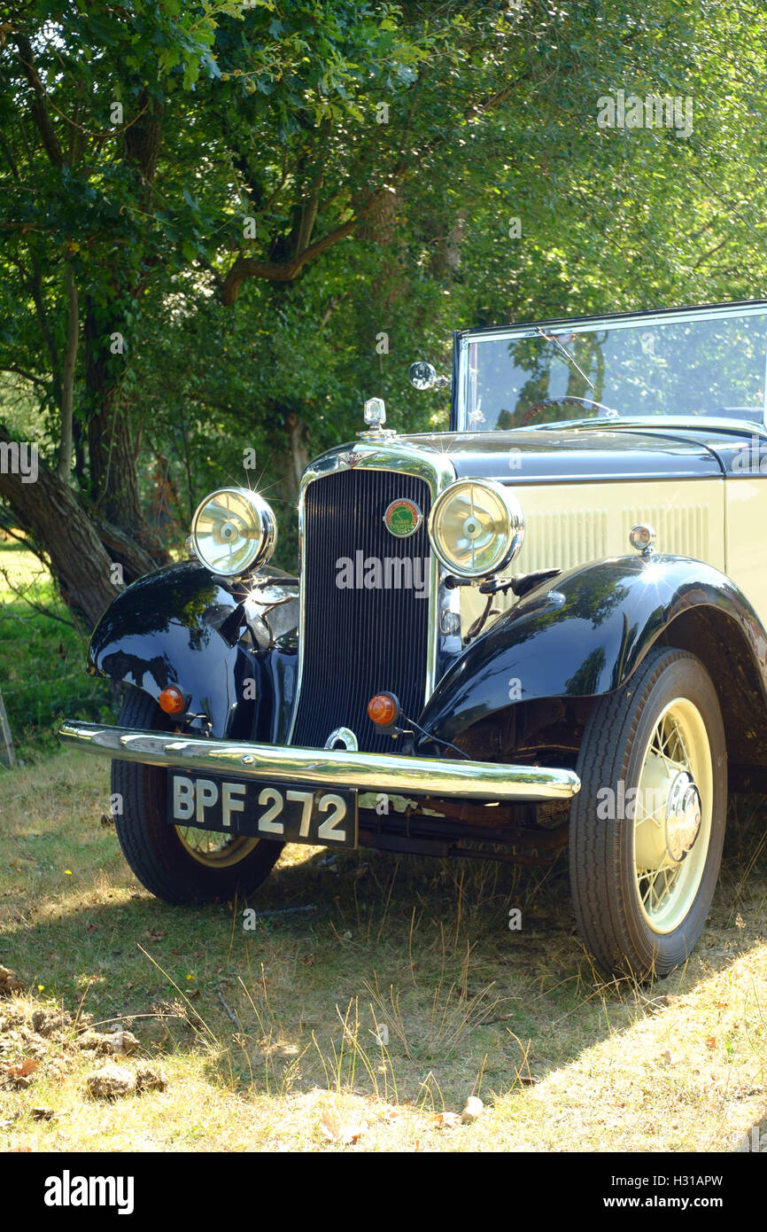 Vintage Hillman Car Foto Stock