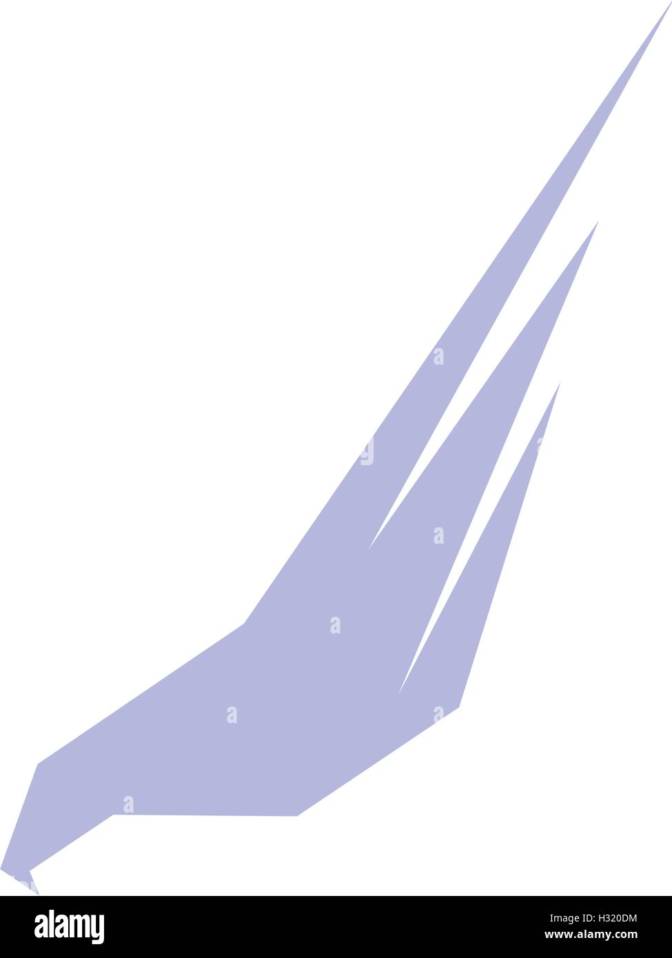 Abstract isolato il colore violetto eagle,hawk di Falcon silhouette logo. Caccia pericolose bird logotipo. Icona di ali. Elemento dell'aria. Segno di volo. Simbolo di compagnie aeree. Illustrazione Vettoriale. Illustrazione Vettoriale
