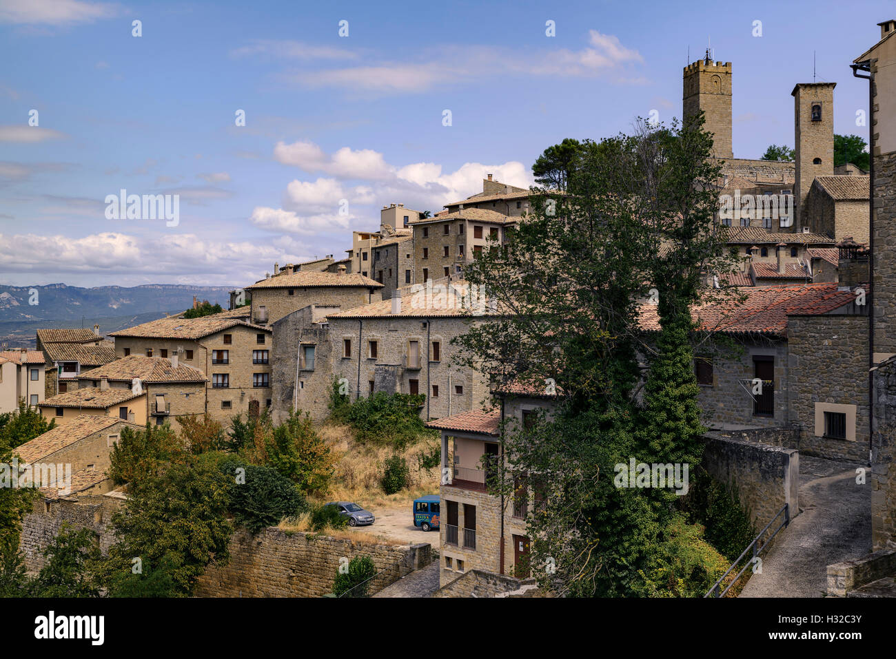 Sos del Rey Católico, Saragozza, Aragona, Spagna, Foto Stock