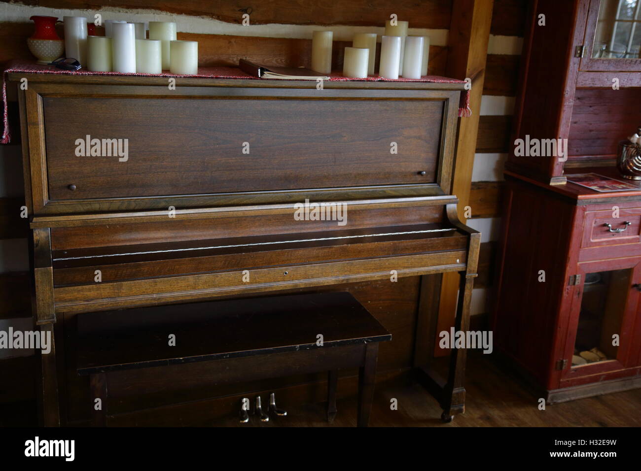 Piano antico Foto Stock