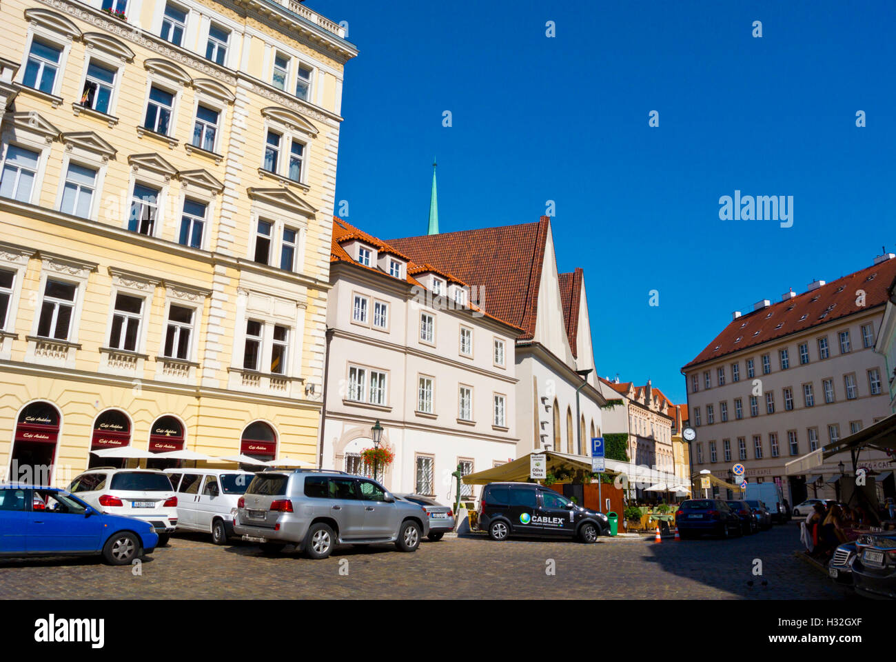 Betlemske namesti, Piazza Betlemme, la città vecchia di Praga, Repubblica Ceca Foto Stock