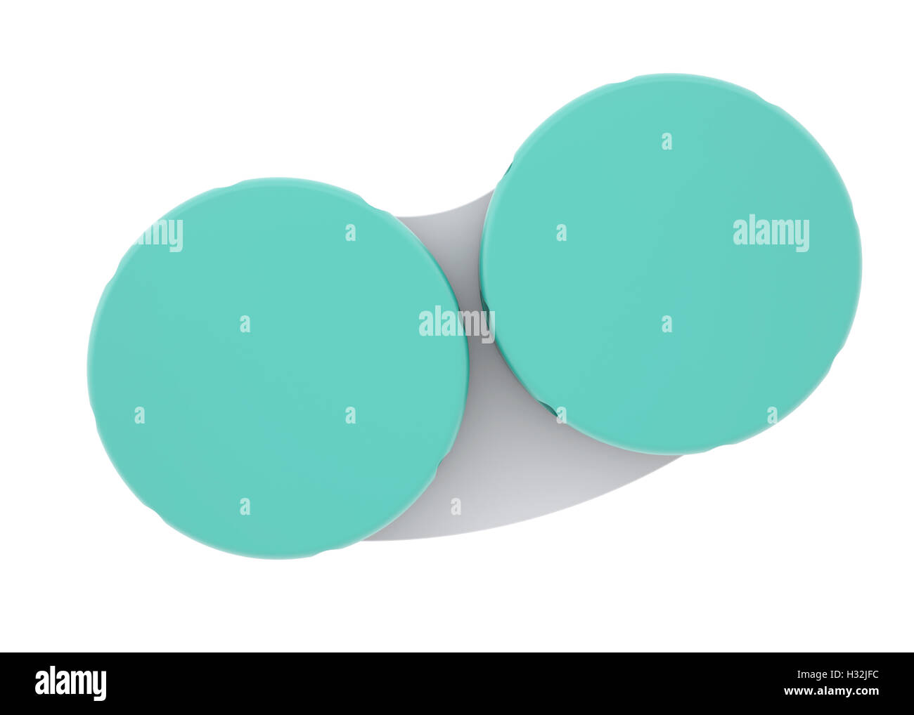 Contenitore per lente Foto Stock