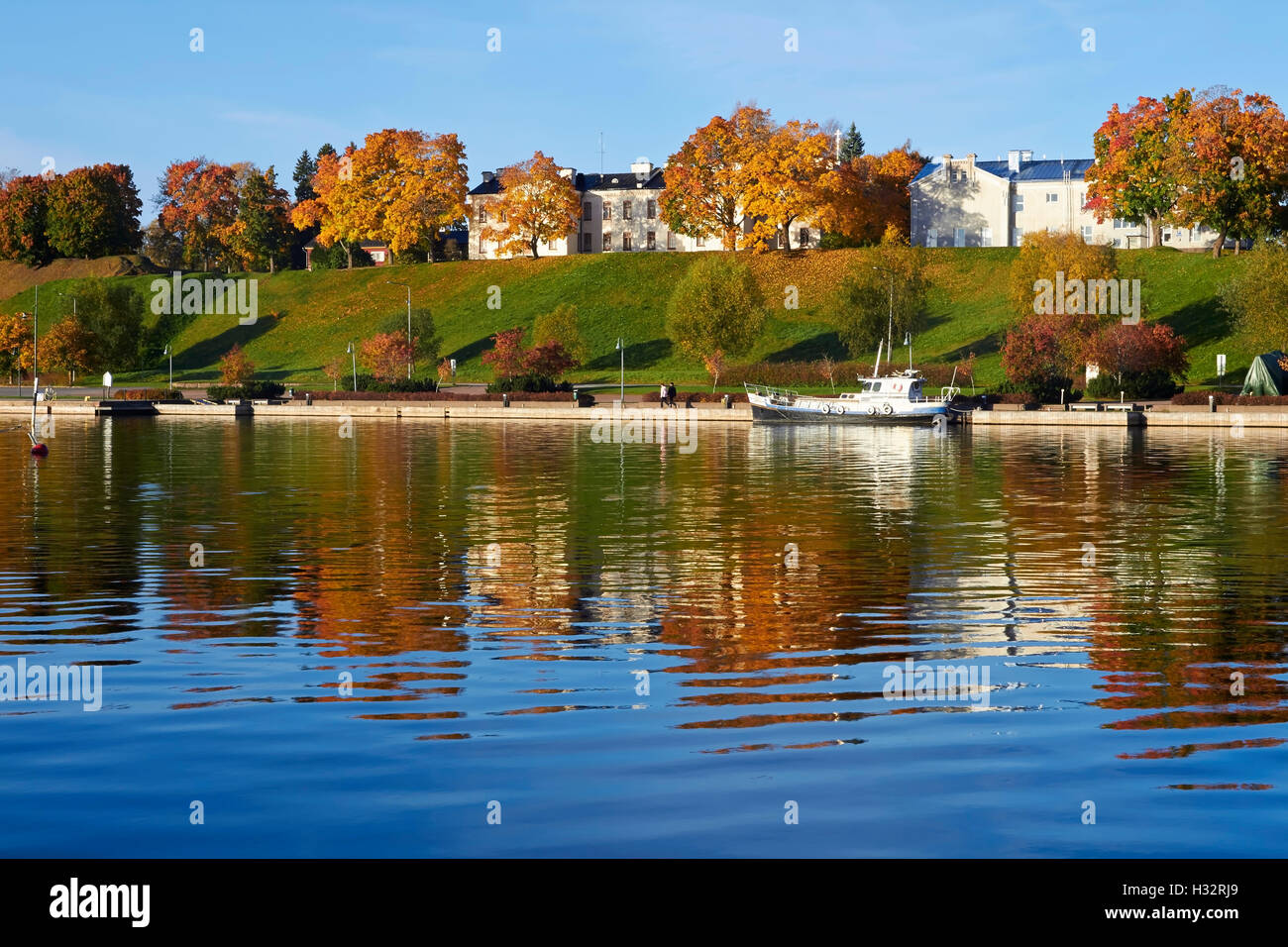 Paesaggio autunnale, Lappeenranta FINLANDIA Foto Stock