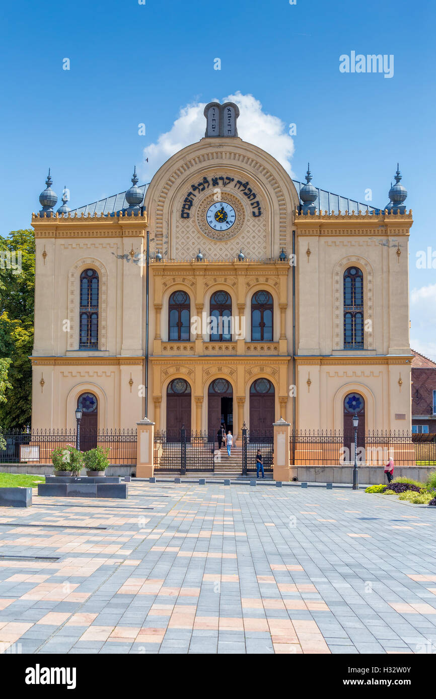 Sinagoga ebraica nella città di Pecs, Ungheria, Europa, 18.Agosto 2016 Foto Stock