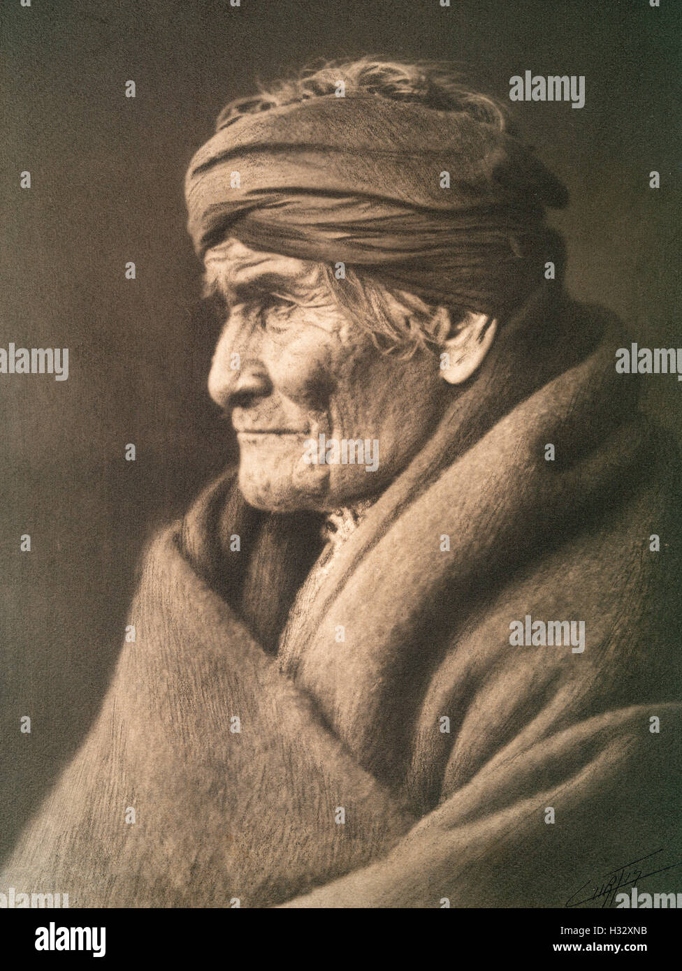 Geronimo, Apache. Native American Indian Foto Stock