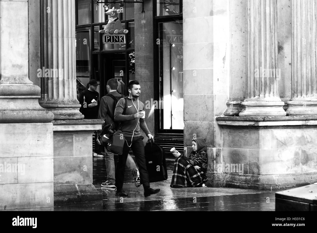 Rush Hour Glasgow Foto Stock