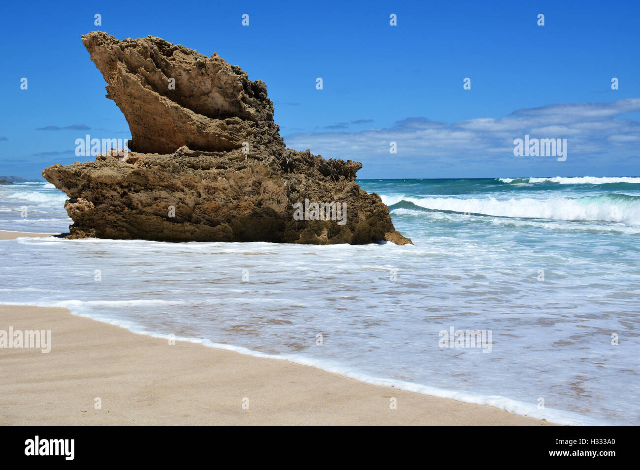 Numero 16 Beach, segala, Victoria, Australia. Foto Stock